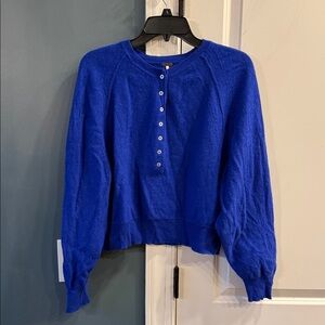 Free People Porta Cashmere Henley